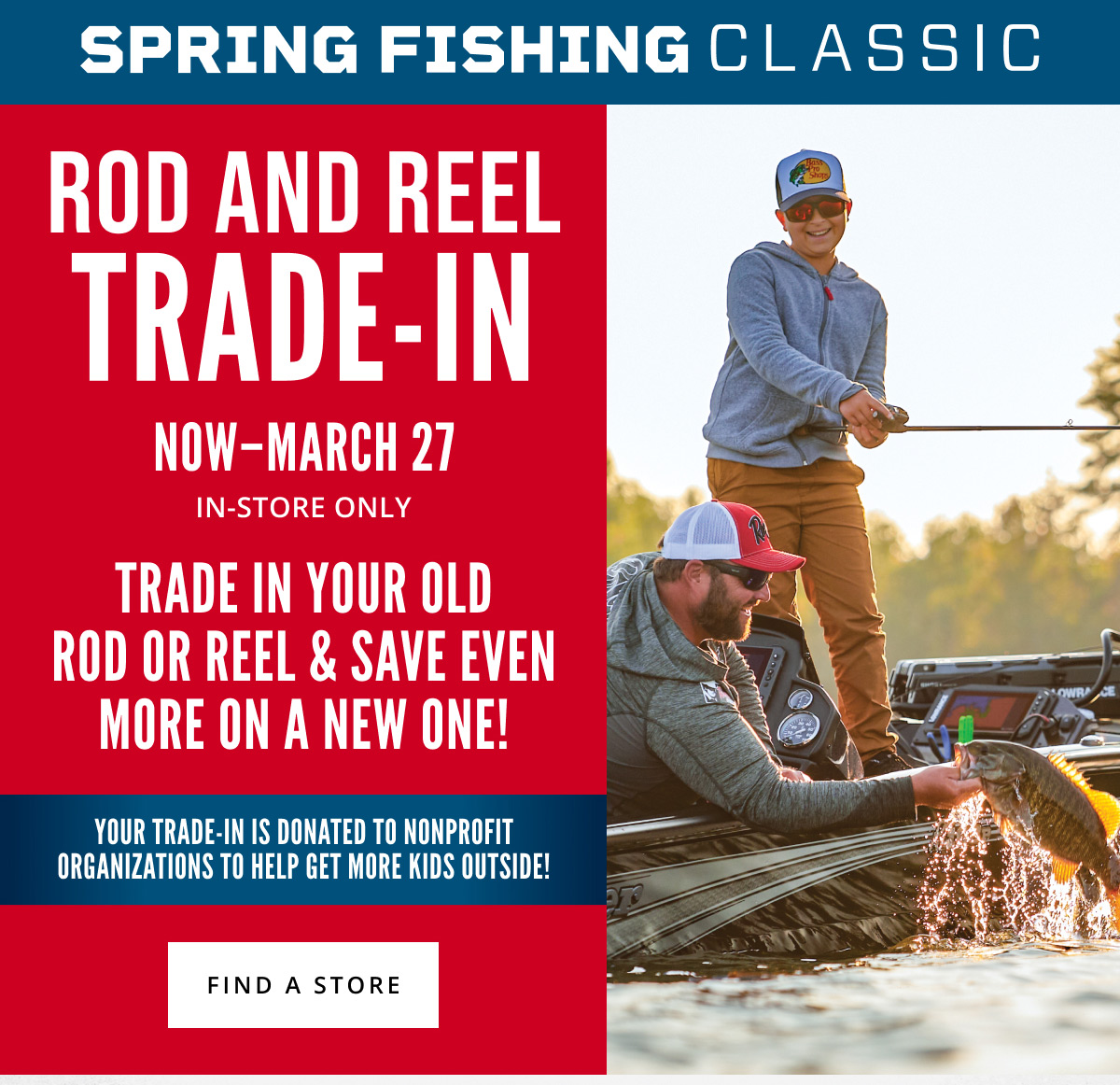 Cabela's - Trade in your gently used reel and save 20%