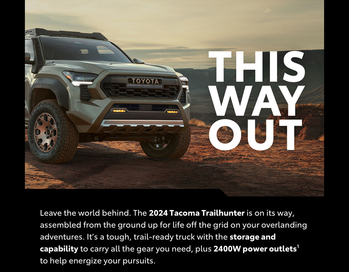 Cabela's, Revealed The AllNew 2024 Toyota Cabela's