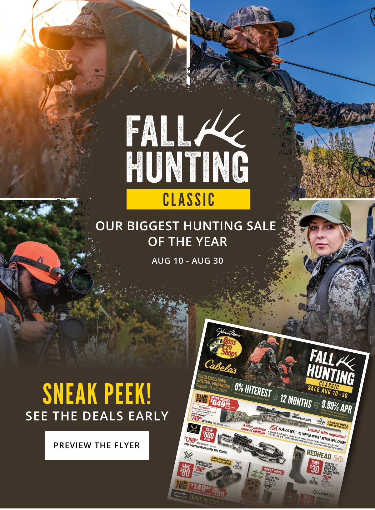 Sneak Peek: Fall Hunting Classic - Cabela's